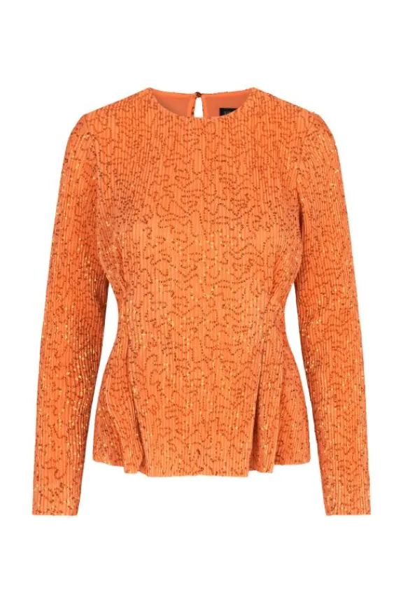 Stine Goya Glory Blouse - Orange | Suits & Co-Ordinates | Shirts And Tops