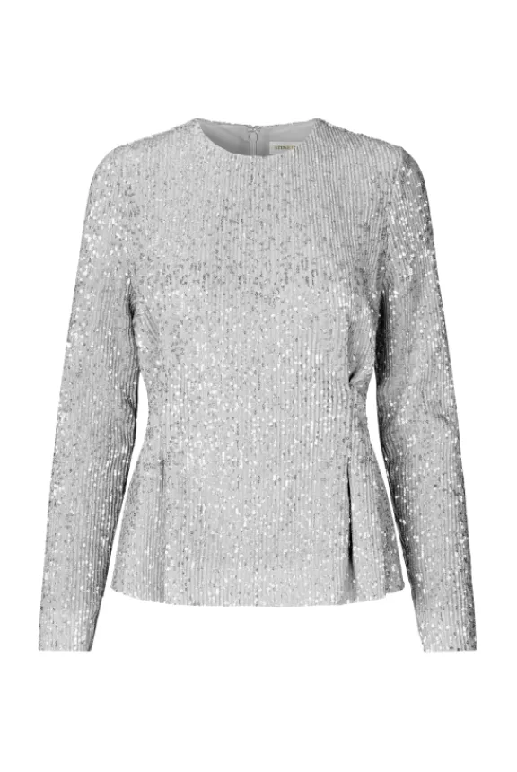 Stine Goya Glory Blouse - Silver | Suits & Co-Ordinates | Shirts And Tops