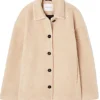 American Vintage Gomaz Coat - Mole Melange | Jackets And Coats