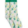Essentiel Antwerp Hancing Jacquard Lurex Socks - Nimbus Cloud | Hosiery