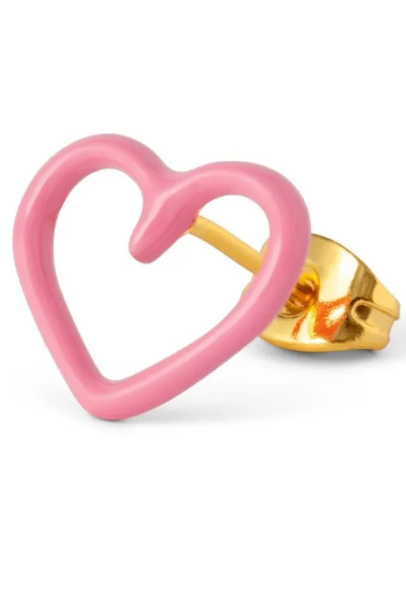 Lulu Copenhagen Happy Hearts One Piece Enamel - Rose | Jewellery