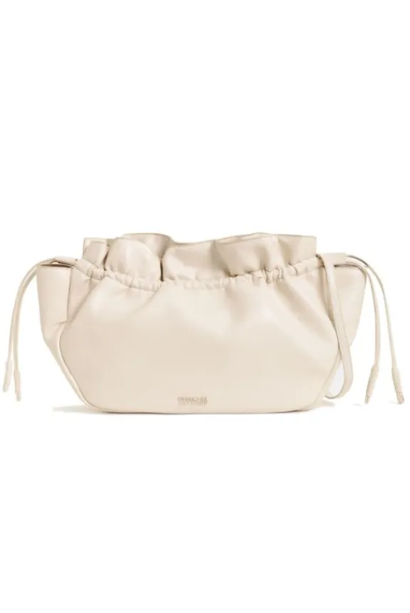 Essentiel Antwerp Hevy Faux Leather Bag- Off White | Bags And Purses