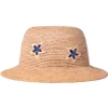 Paul Smith Ibiza Sunflare Stars Straw Hat - Pale Pink | Hats And Gloves