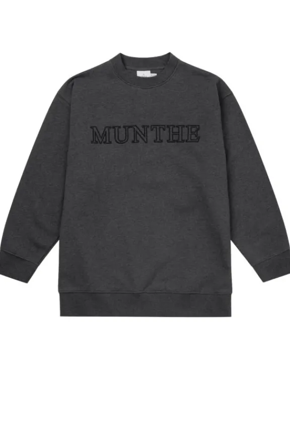 Munthe Jasmine Sweatshirt - Granite | Shirts And Tops