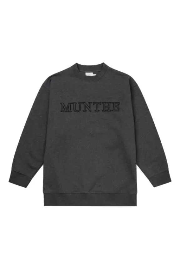Munthe Jasmine Sweatshirt - Granite | Shirts And Tops