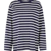 Baum Und Pferdgarten Jeevana Top - Blue Sailor Stripe | Shirts And Tops