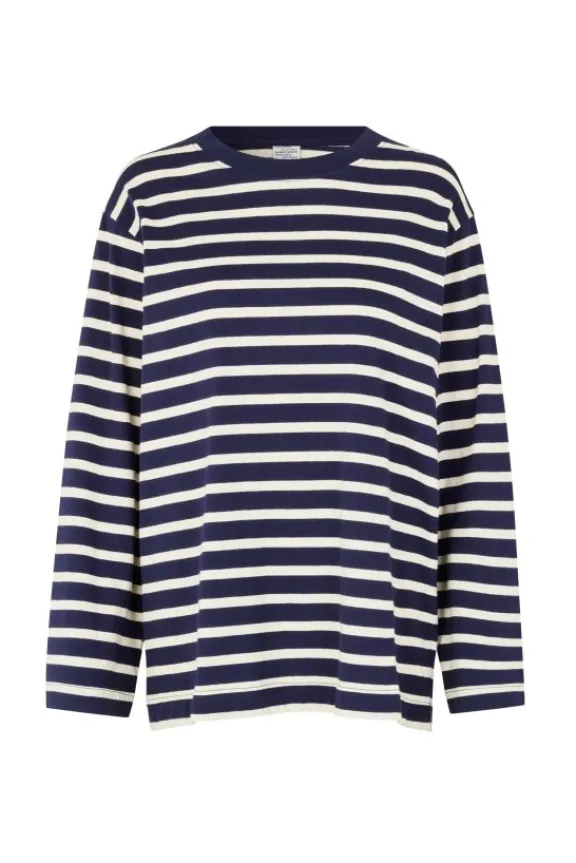 Baum Und Pferdgarten Jeevana Top - Blue Sailor Stripe | Shirts And Tops
