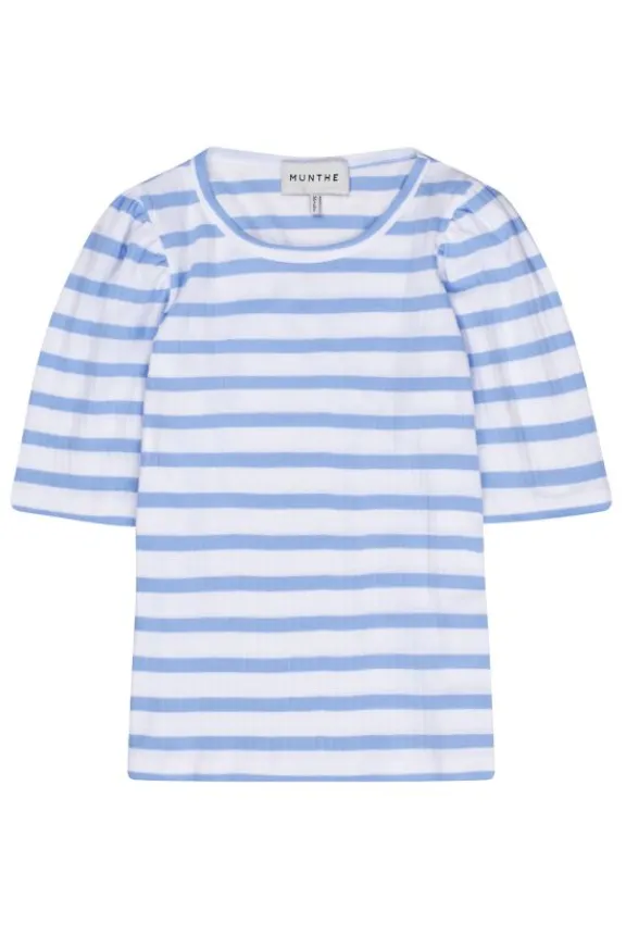 Munthe Jikolaz T-Shirt - Light Blue | Shirts And Tops