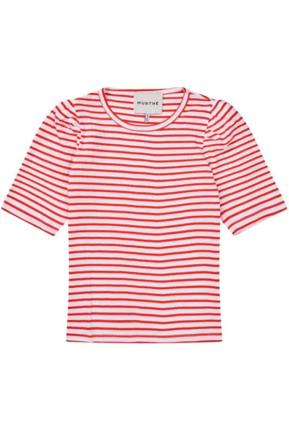 Munthe Jikolaz T-Shirt - Red | Suits & Co-Ordinates | Shirts And Tops