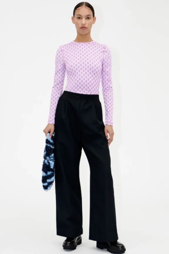 juno_blouse__sg_logo_pink_3.webp Stine Goya Juno Blouse - SG Logo Pink | Shirts And Tops