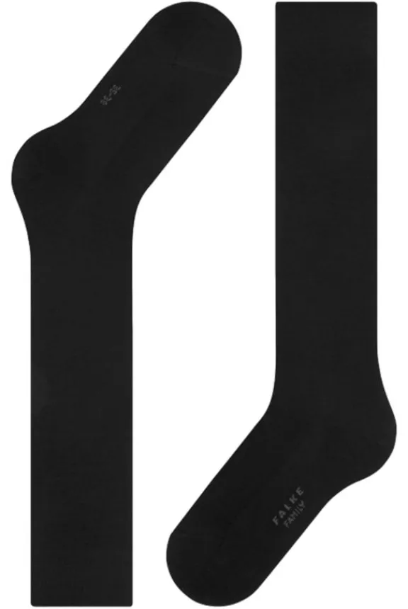 Falke Knee-High Socks - Black | Hosiery | Gifts