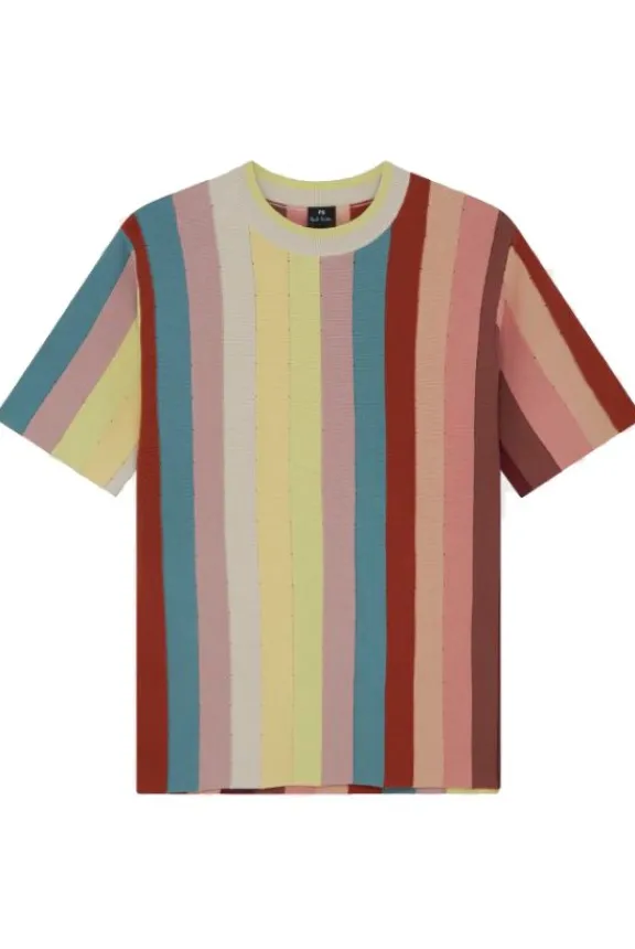 Paul Smith Knitted Crew Neck Sweater - Multicolour | Knitwear