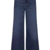 Frame Le Palazzo Crop Raw Fray - Calvin | Trousers And Playsuits | Jeans