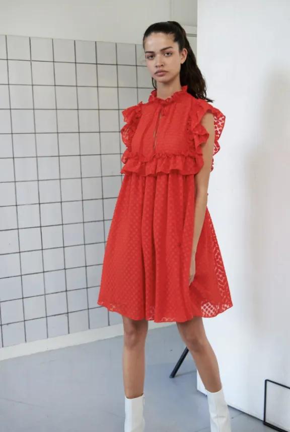 Stella Nova Lela Dress - Chocking Red | Dresses