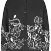 Stine Goya Long Sleeve Cardigan - Eccentric Floral | Knitwear