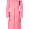 Stine Goya Long Sleeve V-Neck Dress - Rose Relief | Dresses