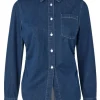 Baum Und Pferdgarten Maria Shirt - Light Worn Denim | Suits & Co-Ordinates | Shirts And Tops