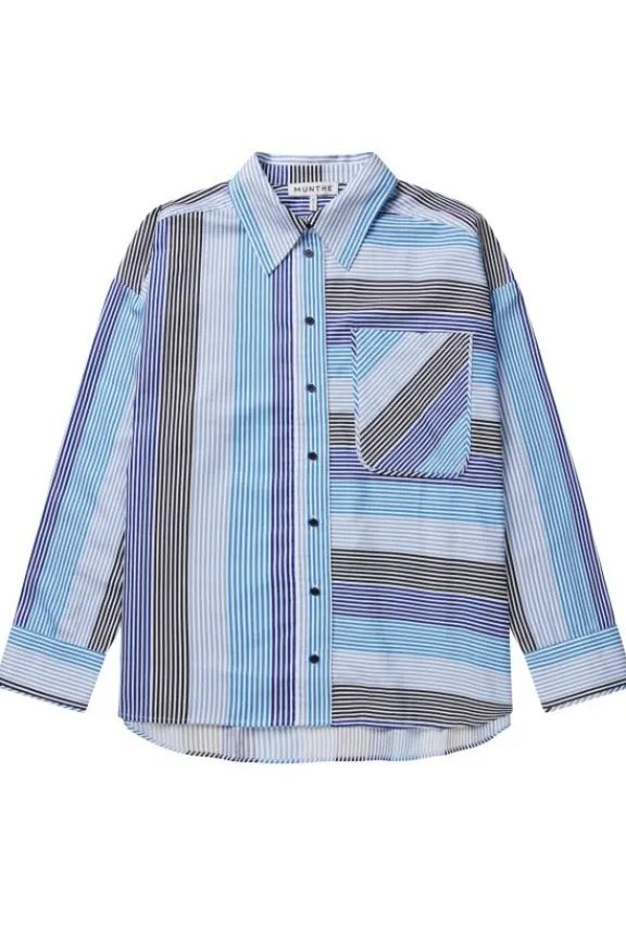 matrimi_cotton_shirt__blu_0.webp Munthe Matrimi Cotton Shirt - Blue | Shirts And Tops