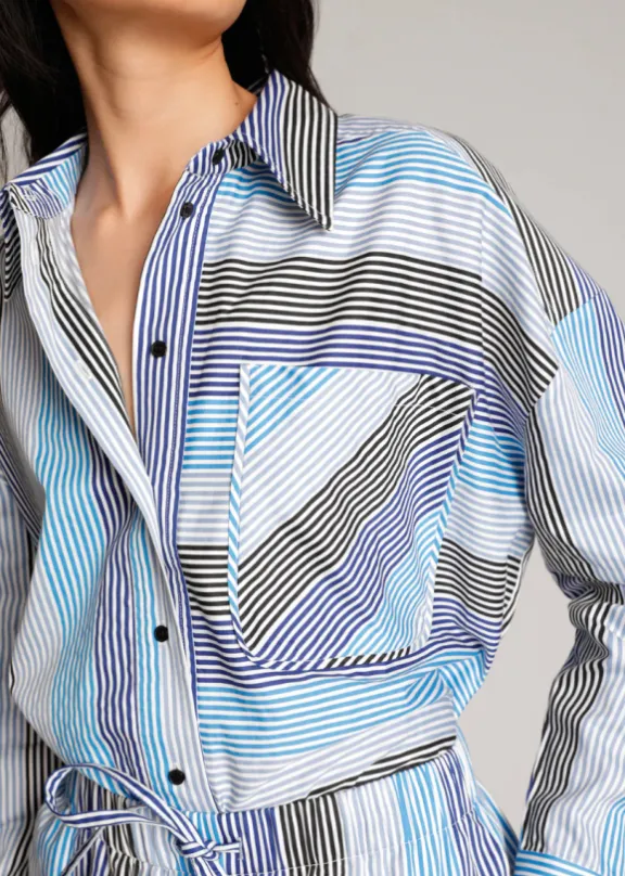 matrimi_cotton_shirt__blu_4.webp Munthe Matrimi Cotton Shirt - Blue | Shirts And Tops