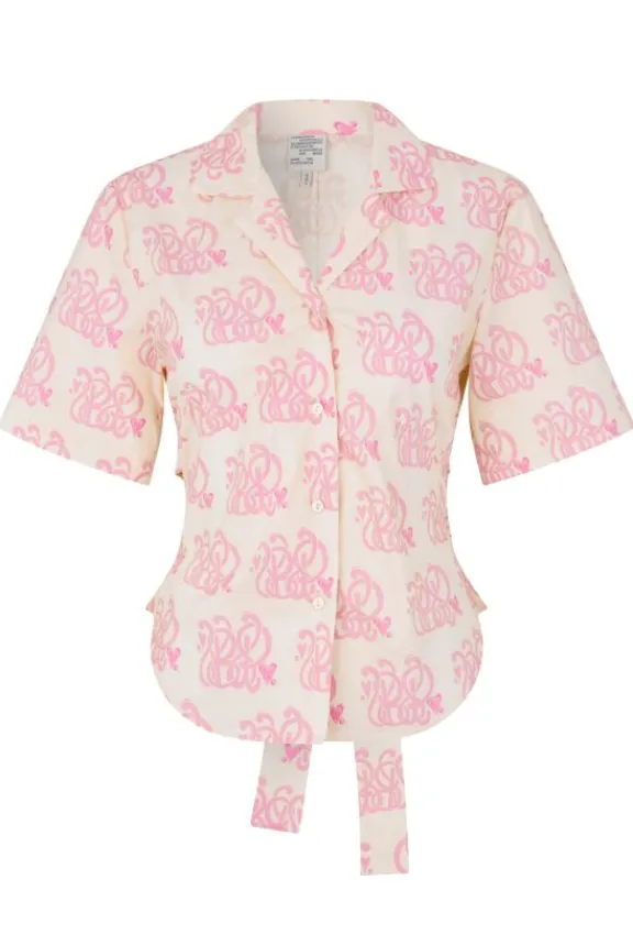 Baum Und Pferdgarten Mie Shirt - Lilac Monogram | Suits & Co-Ordinates | Shirts And Tops