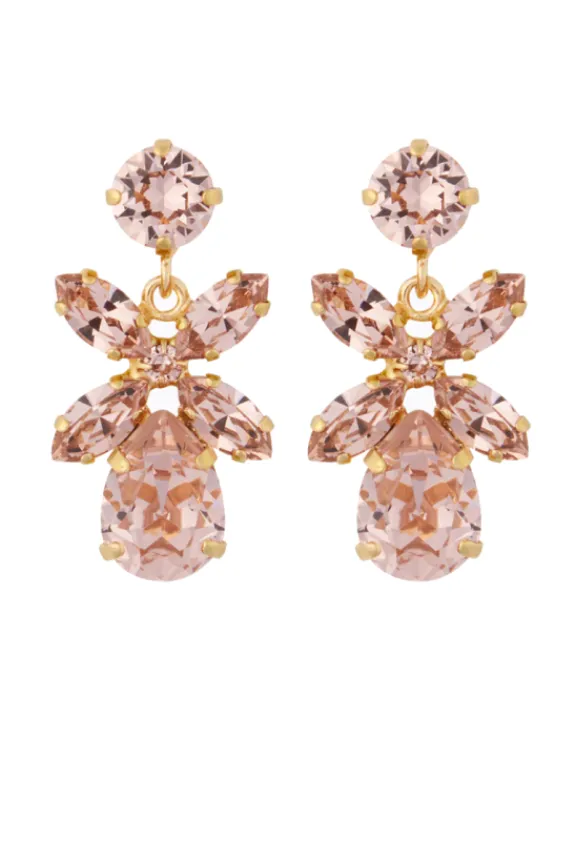 Caroline Svedbom Mini Dione Earrings - Gold/Vintage Rose | Jewellery