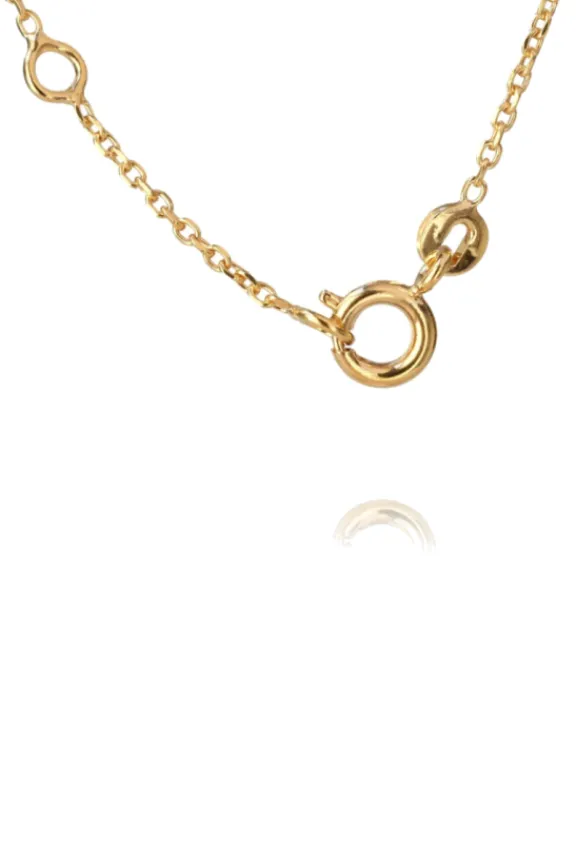 Caroline Svedbom Mini Drop Necklace - Gold/Vintage Rose | Jewellery