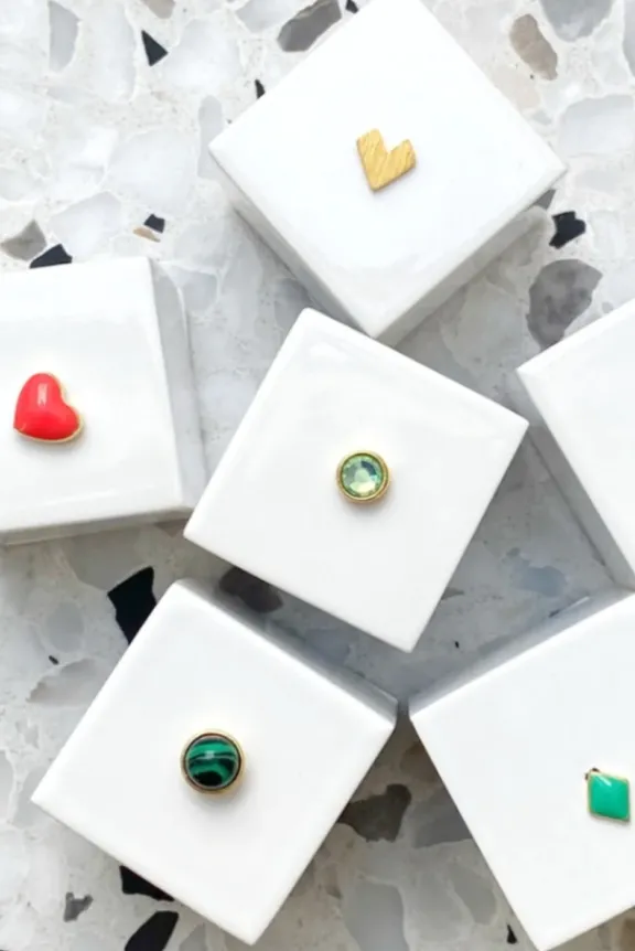 natural_stone_one_piece___2.webp Lulu Copenhagen Natural Stone One Piece - Green | Jewellery