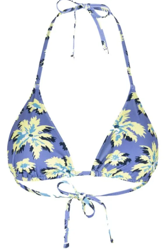 Paul Smith Palm Burst Triangle Bikini Top - Cornflower Blue | Swimwear