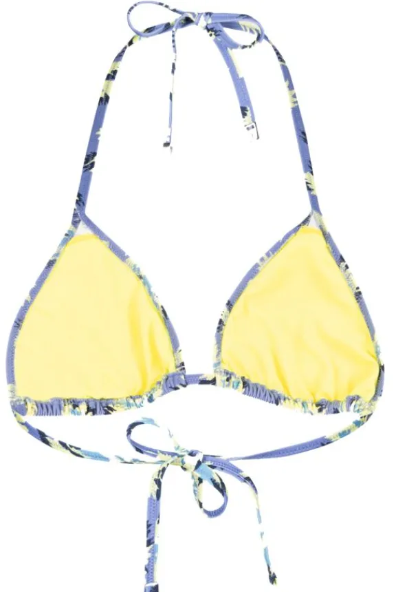 Paul Smith Palm Burst Triangle Bikini Top - Cornflower Blue | Swimwear