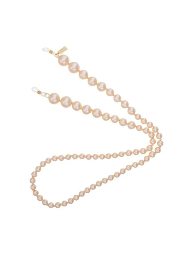 Talis Chains Pearl XL Sunglasses Chain - Champagne | Sunglasses Chains | Glasses And Sunglasses