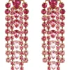 Caroline Svedbom Penelope Earrings - Gold/Fuschia Combo | Jewellery