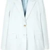 Paul Smith Pinstripe Two-Button Blazer - Light Blue | Suits & Co-Ordinates | Jackets And Coats