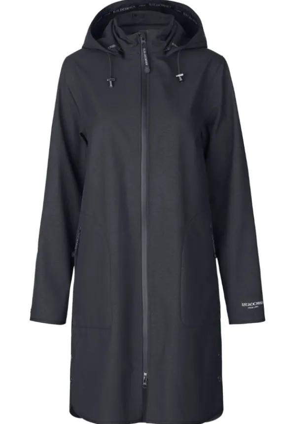 Ilse Jacobsen RAIN128 Raincoat - Dark Indigo | Rainwear | Jackets And Coats