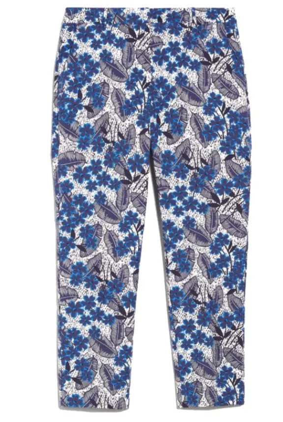 Weekend MaxMara Ravello Cotton Faille Trousers - Cornflower Blue | Trousers And Playsuits | Suits & Co-Ordinates