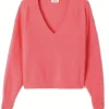 American Vintage Raxow Jumper - Fluorescent Hortensia | Knitwear