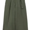 Weekend MaxMara Recco Cotton Canvas Trousers - Khaki | Trousers And Playsuits
