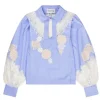 Munthe Shellcu Blouse - Blue | Shirts And Tops