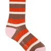 Stine Goya Short Socks - Horizontal Multistripes | Hosiery