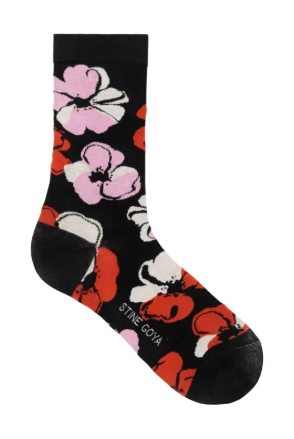 Stine Goya Short Socks - Watercolour Bloom | Hosiery