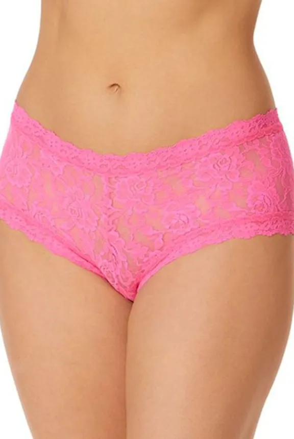Hanky Panky Signature Lace Boyshort - Fiesta Pink | Lingerie And Nightwear