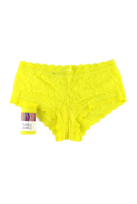 Hanky Panky Signature Lace Boyshort - Sunny Day Yellow | Lingerie And Nightwear