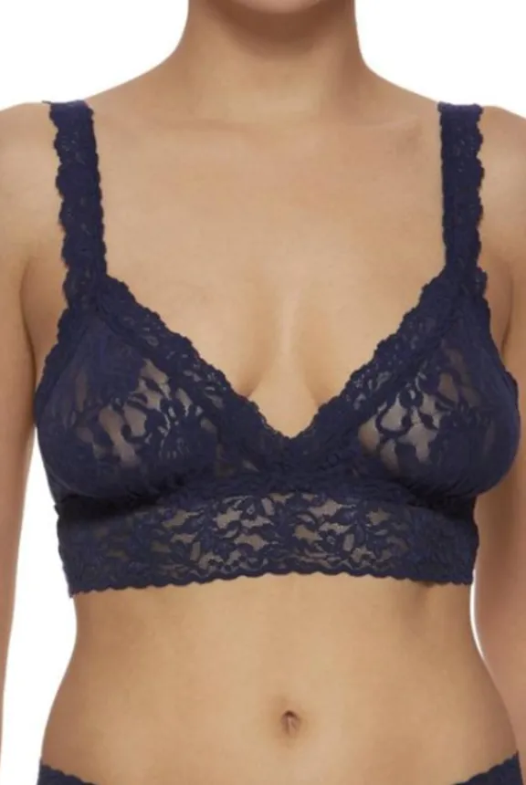 Hanky Panky Signature Lace Crossover Bralette - Navy | Lingerie And Nightwear
