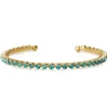 Caroline Svedbom Siri Bangle - Gold/Aquamarine | Jewellery | Gifts