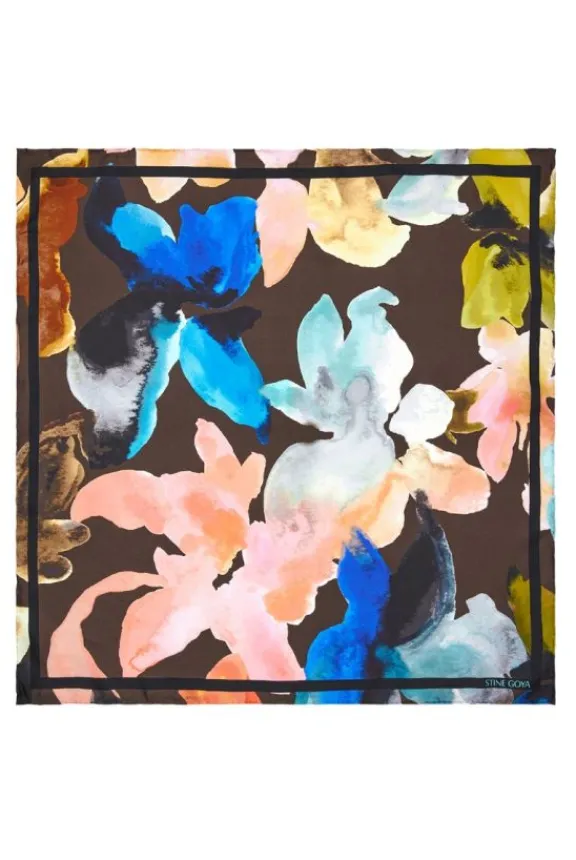 Stine Goya Small Scarf - Aquarelle Garden | Scarves