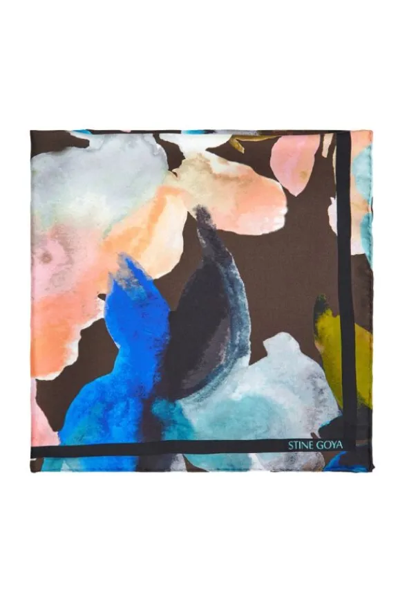 Stine Goya Small Scarf - Aquarelle Garden | Scarves