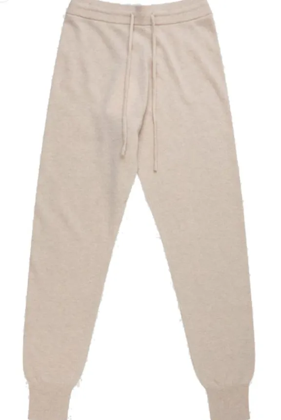 Munthe Smoothie Pants - Creme | Trousers And Playsuits