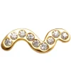 Lulu Copenhagen Snaky One Piece Gold Plated - White | Jewellery | Gifts