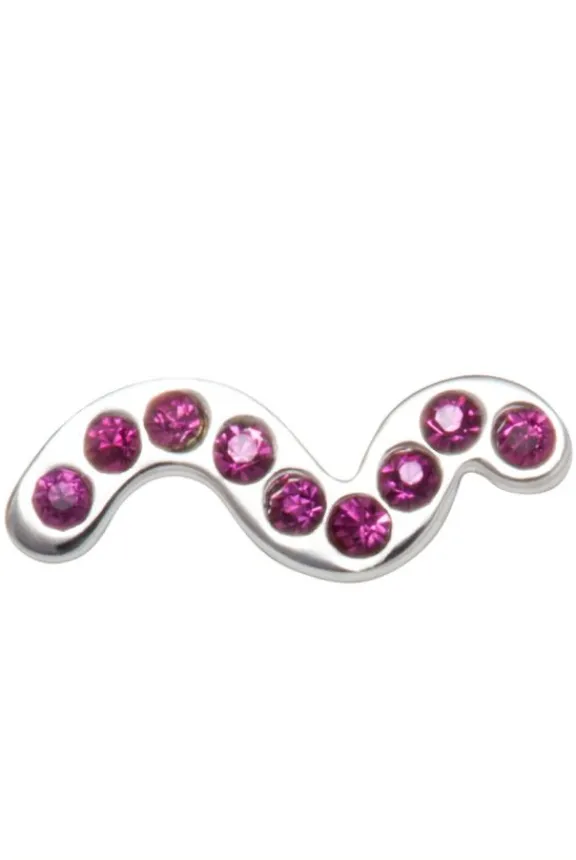 Lulu Copenhagen Snaky One Piece Silver - Pink | Jewellery | Gifts