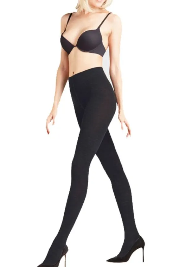 Falke Softmerino Tights - Black | Hosiery