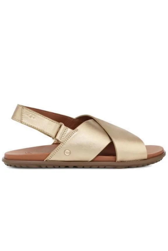 Ugg Solivan Slingback Sandal - Pale Gold Metallic | Ugg
